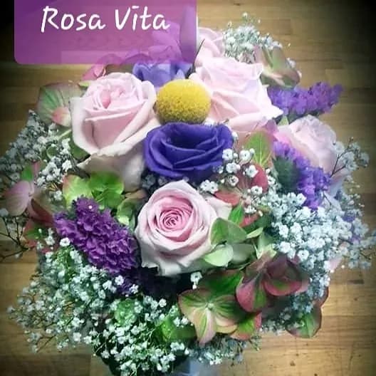 Šopek: Pastelni šopek, Cvetličarna Rosa Vita